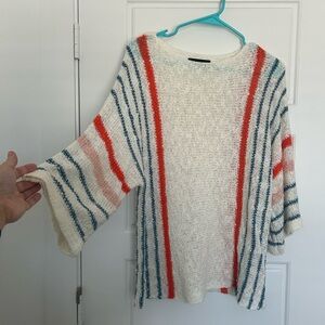 Colorful Striped Women's Sweater